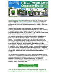 FCLF News, Treasure Coast Community Health